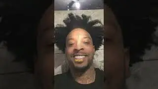 Why 21 Savage Has His Dagger Tattoo on His Face 🤯