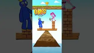 Mommy Long Legs and Blue compete for the Cup #shorts #animation #memes