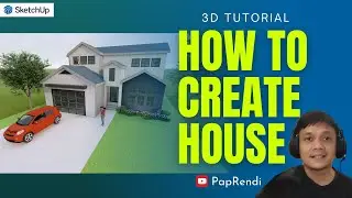 Sketchup Exterior House Design with Lumion Rendering Tutorial