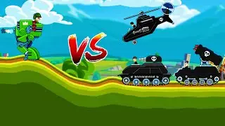 🔥 Crush Helicopters & Tanks in Epic Tank Battles! 🚀| Hills Of Steel