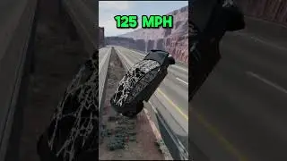 Tesla vs Pothole #shorts  #beamngdrive