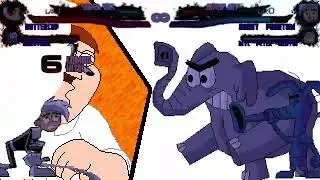 Mugen Request: DG Buttercup & Aardvark vs Danny Phantom & Peter Griffin