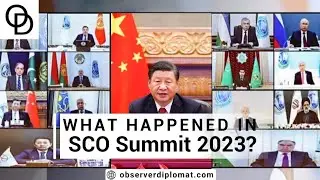 What happened in SCO Summit 2023?