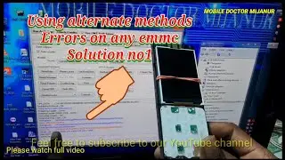 Jio f220b emmc read error | auto edl mode |using alternative methods error on any emmc | part 1