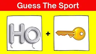 Guess The Sport By Emoji | Emoji Quiz | Emoji Challenge | Emoji Puzzle #7