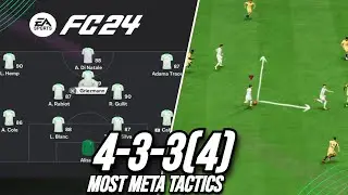 UNREAL META TACTICS! Best 433(4) Custom Tactics EA FC 24