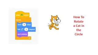 Scratch Exercise 1 | Rotate a cat in the circle | Tutorial 6