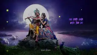 ek tu hi to hai hoton ko hasi radhe Krishna new trending 4k WhatsApp status  #shorts #short #video