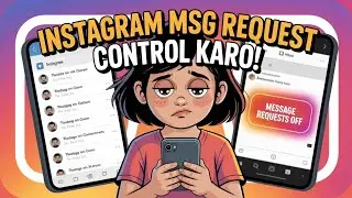 Instagram Message Request Kaise Off Kare? 🔒 Stop Random Boys DM | Full Tutorial 2025