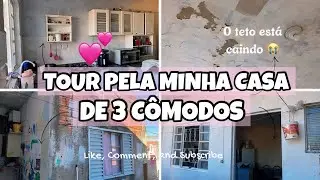 TOUR PELA MINHA CASA SIMPLES DE 3 CÔMODOS !