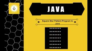 DUMV - Square Star Pattern Program In Java - Using While Loop