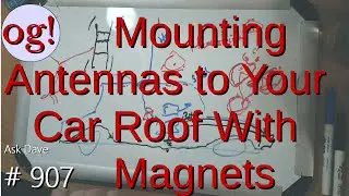 Mounting Antennas to Your Car Roof With Magnets (