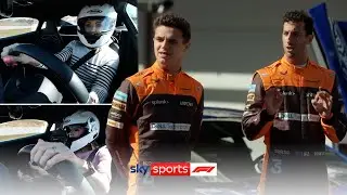 Lando and Daniel's ULTIMATE Barcelona track guide with Natalie and Rachel 🇪🇸
