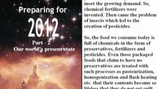 Preparing for 2012 - (Part-2) - Our World's present state