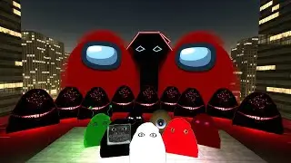 GIANT SUS AND NEON ANGRY MUNCI is After Me in GMod - Can I Escape the Madness?