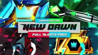 NEW DAWN Stream alerts packs - 5 versions available - Link in description ⤵️