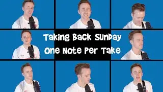 One Note Per Take - Liar by Taking Back Sunday (Live Cover)