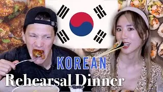 Wedding Rehearsal Dinner: KOREAN FOOD 🇰🇷 · YB vs. FOOD