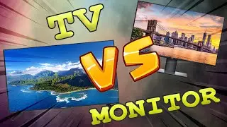 What to buy TV or MONITOR for your pc? Can we do gaming?