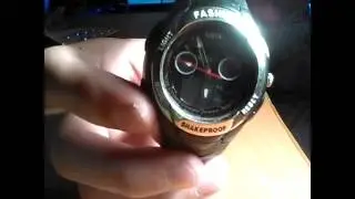 Замена батарейки в (водонепроницаемых) часах фирмы SINTE