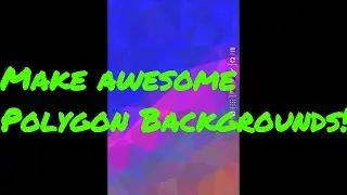How to make your own Polygon background in android!!