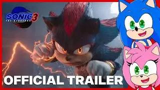 Sonic and Amy react to Sonic the Hedgehog 3 | Official Trailer (2024 Movie)