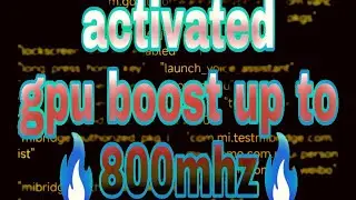🔥new tweak update!!🔥 Boost Cpu x Gpu setedit global table. 