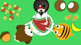 MOPE IO EAGLE, TIGER, RHINO AND SNAKE - DANGEROUS ANIMALS - FUN GAME MOPE IO