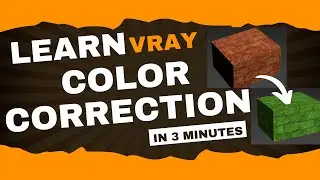HOW CHANGE TEXTURE COLOUR USING 3DS MAX VRAY