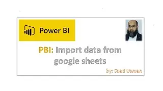 PBI - Import data from Google sheets