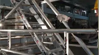Профессиональная алюминиевая вышка-тура Svelt TEMPO SAFE COMFORT