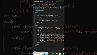animated progress bar html css js
