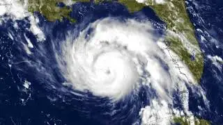 Hurricane IDA - satellite animation