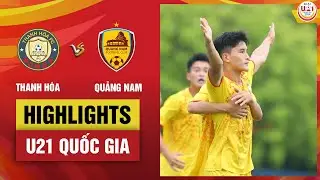 Highlights: Thanh Hóa - Quảng Nam | Đình Bắc ghi bàn đẳng cấp, rượt đuổi chóng mặt