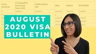 Visa Bulletin August 2020 | Visa Bulletin Update