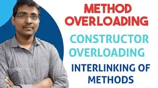 POLYMORPHISM ||METHOD OVERLOADING || CONSTRUCTOR OVERLOADING || INTERLINKING OF INSTANCE METHODS