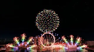 Fireworks Display Simulation | Pyromusical Magic with Starlight Serenade