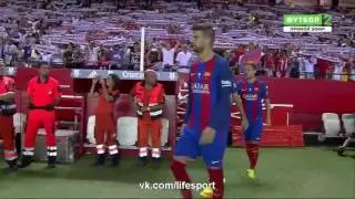 Севилья - Барселона 0:2 Суперкубок Испании.Обзор матча