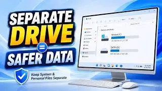 How To Partition Disk Drive In Windows 7/8/10/11 | Keep Your Data Safe In Separate Partitions