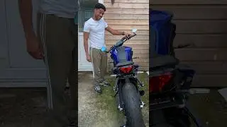 Yamaha MT-07 Sound Aggressive Black Widow Cold Start Fail💥💨 