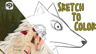 Gambar putri mononoke dari ghibli