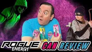 Rogue Energy Drink Review; 1st 3 flavors - Rogue Cotton Candy, Tropical Breeze & Strawberry Burst