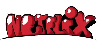 Created Netflix logo in #procreate | #digitalart #netflix |