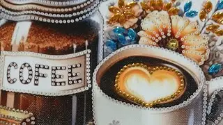 Asmr coffee ☕️ diamond 💎 painting part 3