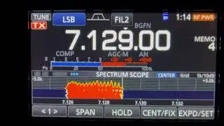 QSO On Big Gun Friendship Net - VE9CF and DK5ONV