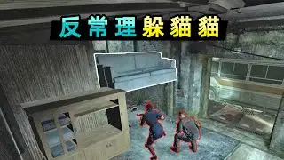 躲猫猫变成沙发悬浮空中，找人方却以为是门檐，从下方走过？