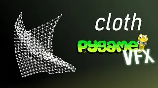 Pygame Cloth VFX - Demo/Explanation