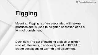 Figging Meaning
