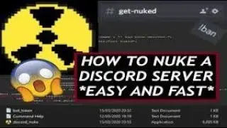 How to DESTROY a discord server without bot