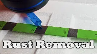 Rust Removal Testing on Pre-WW1 Sword